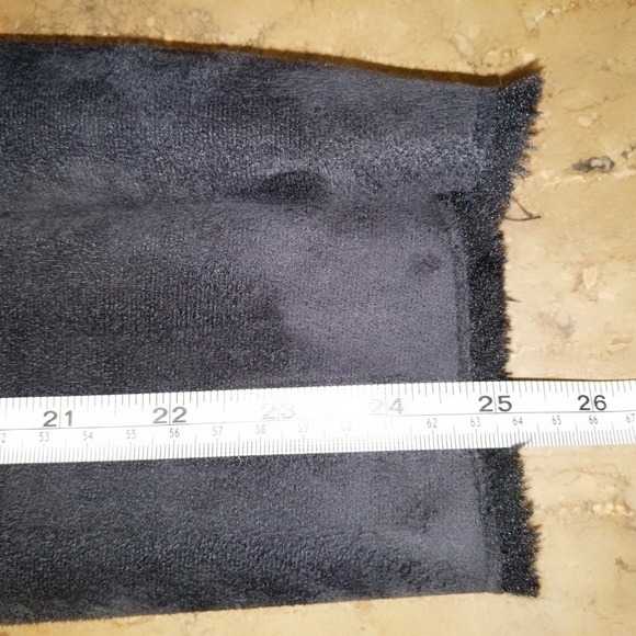 Dennis Basso black plush faux fur coat with hood size Small - Picture 11 of 15